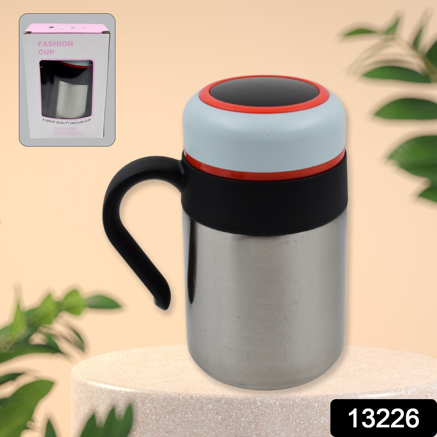 Stainless Steel Mug Bottle Vacuum Insulated Cup With Handle Small Cup (420 Ml) Stainless Steel Mug Bottle Vacuum Insulated Cup With Handle Small Cup (420 Ml)